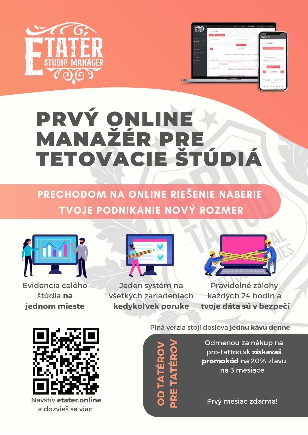 Tlačená brožúra Etater 1