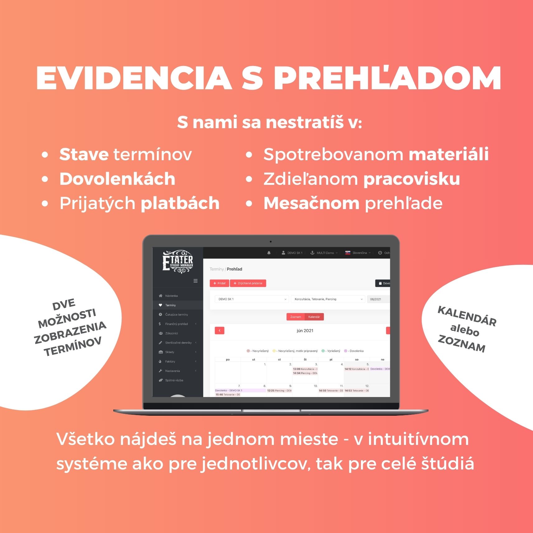 Tlačená brožúra Etater 5